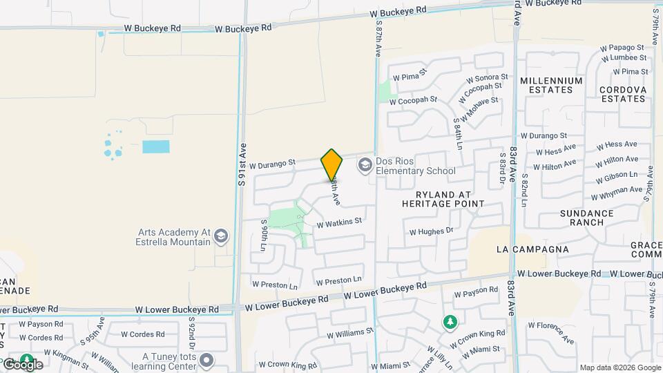 8805 W Hilton Ave Mapa y Detalles de la Ubicación