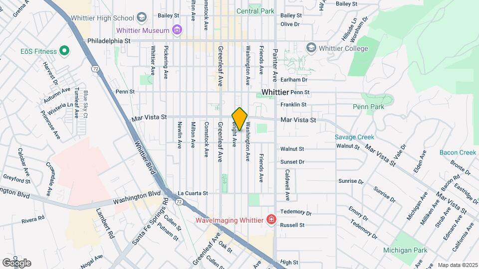 7642 Bright Ave Mapa y Detalles de la Ubicación