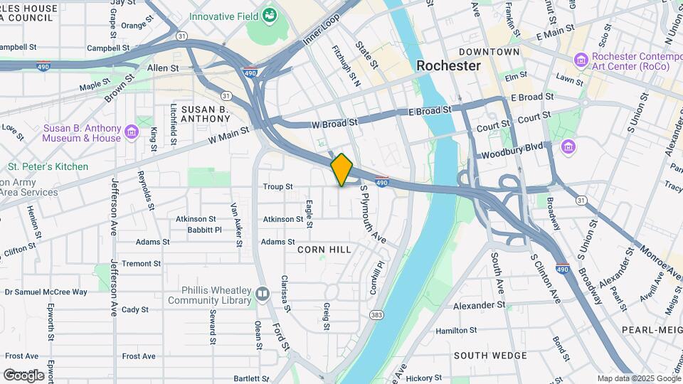 95 Troup St Map and Location Details