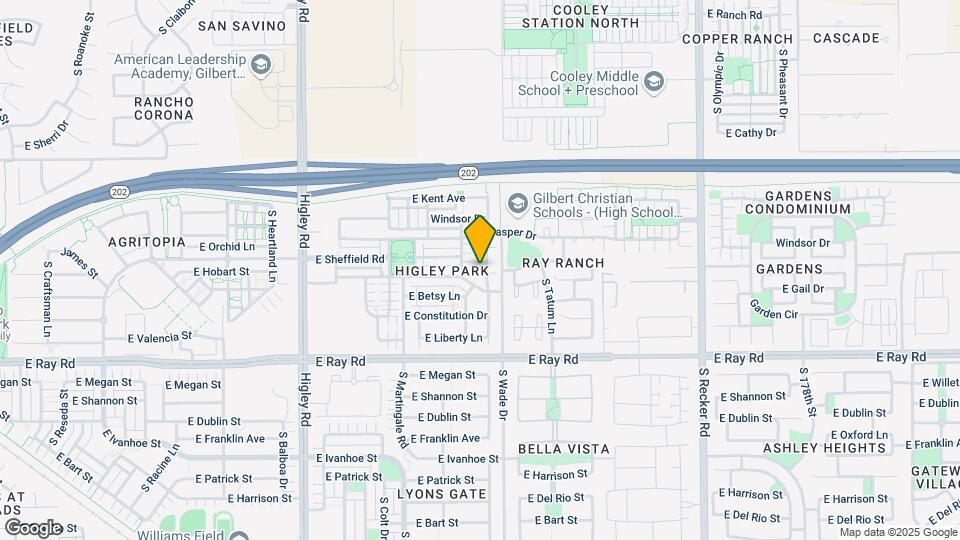 1420 S Ponderosa Dr Map and Location Details
