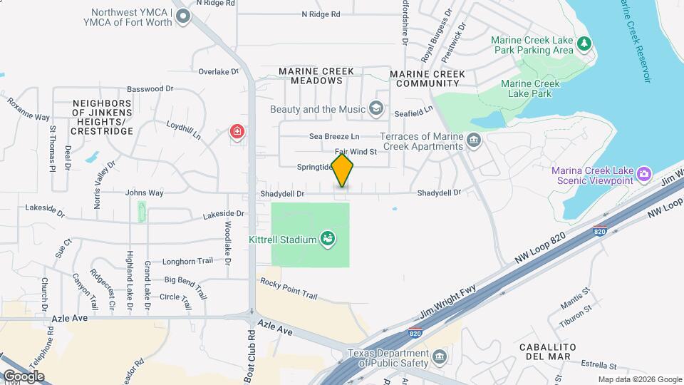 5803 Shadydell Dr Map and Location Details