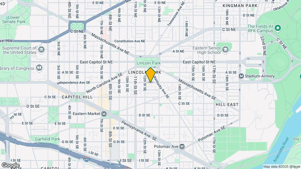 1217 Independence Ave SE Map and Location Details