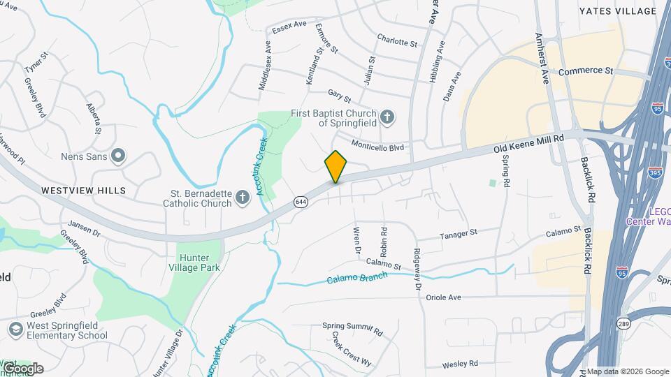6504 Castine Ln Map and Location Details