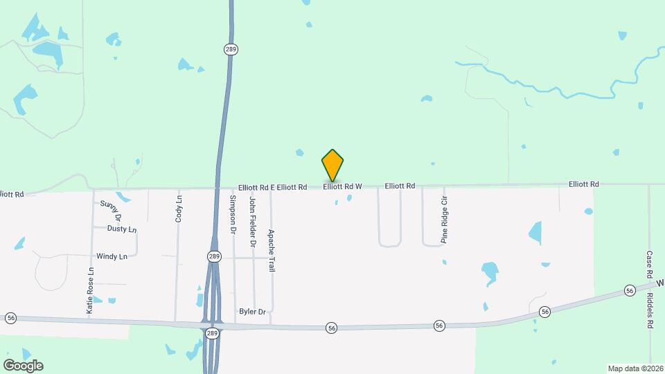 1609 Elliott Rd Map and Location Details