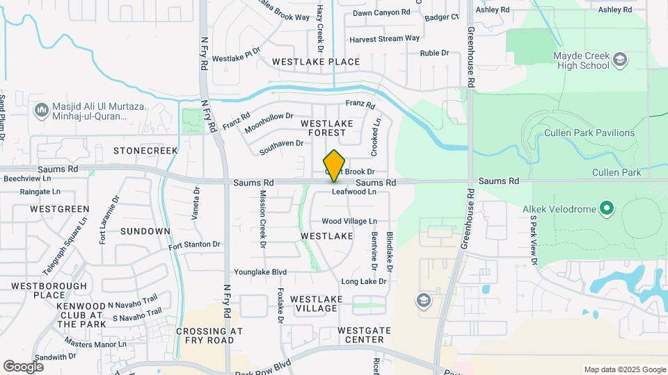 19414 Leafwood Ln Map and Location Details