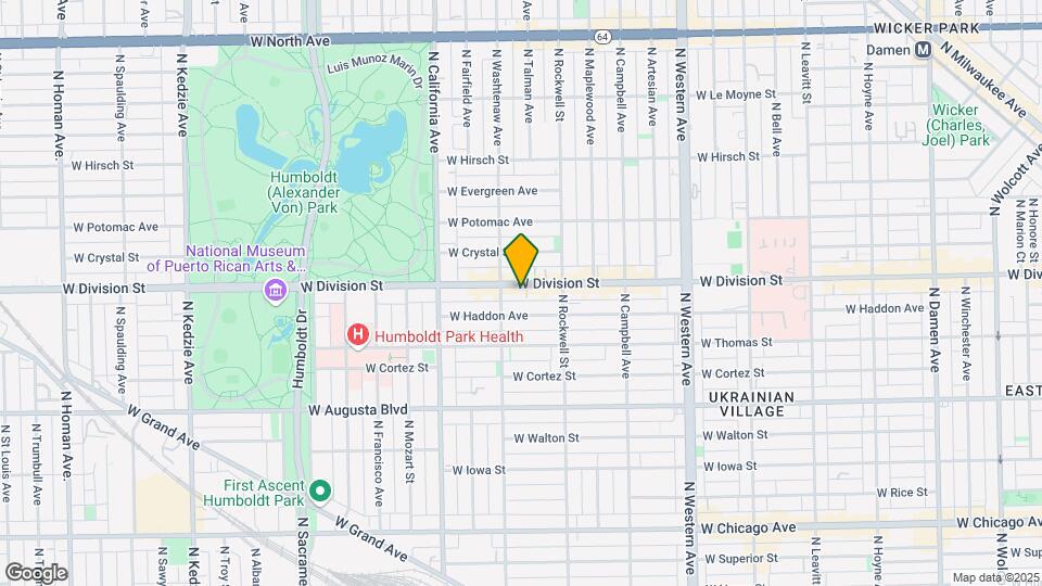 2641 W Division St Map and Location Details