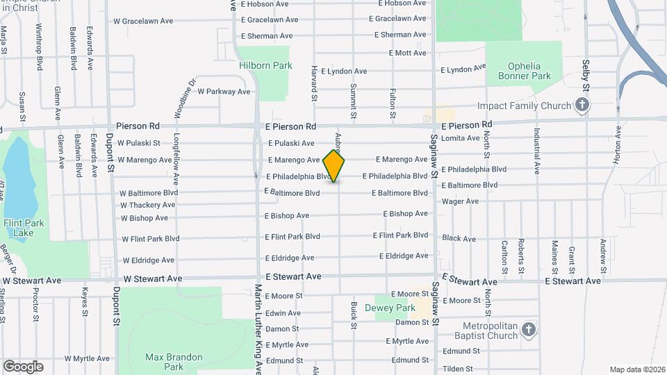345 E Baltimore Blvd Mapa y Detalles de la Ubicación