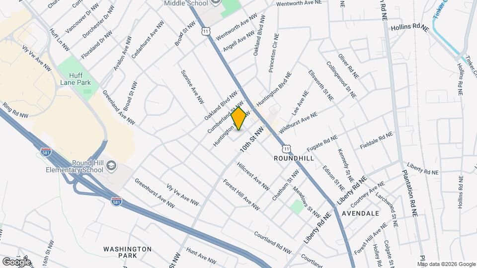 2818 Burton Ave NW Map and Location Details
