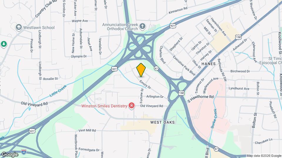 3317 Emory Dr Map and Location Details