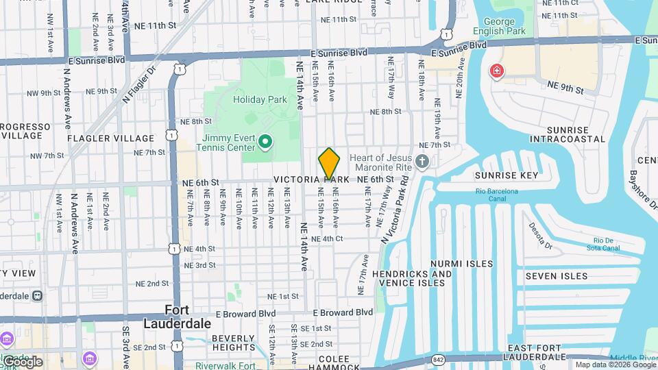 1508 NE 6th St Mapa y Detalles de la Ubicación