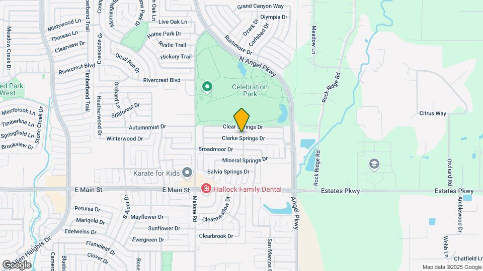 1631 Clarke Springs Dr Map and Location Details