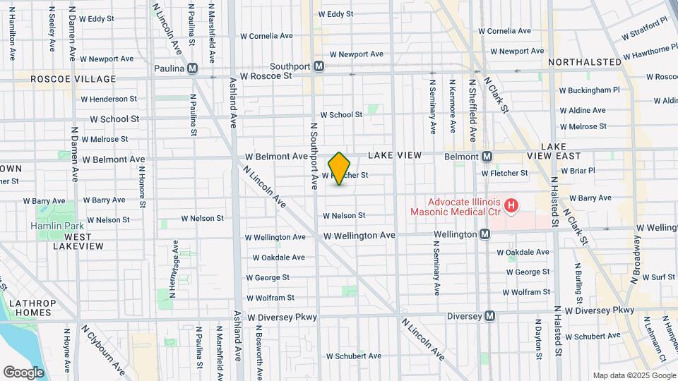 1324 W Barry Ave Mapa y Detalles de la Ubicación