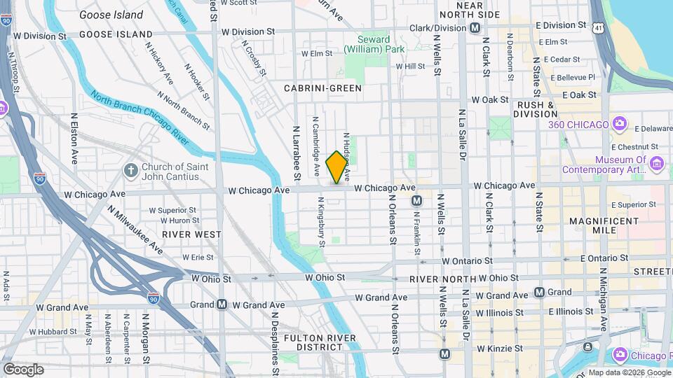 469 W Chicago Ave Map and Location Details