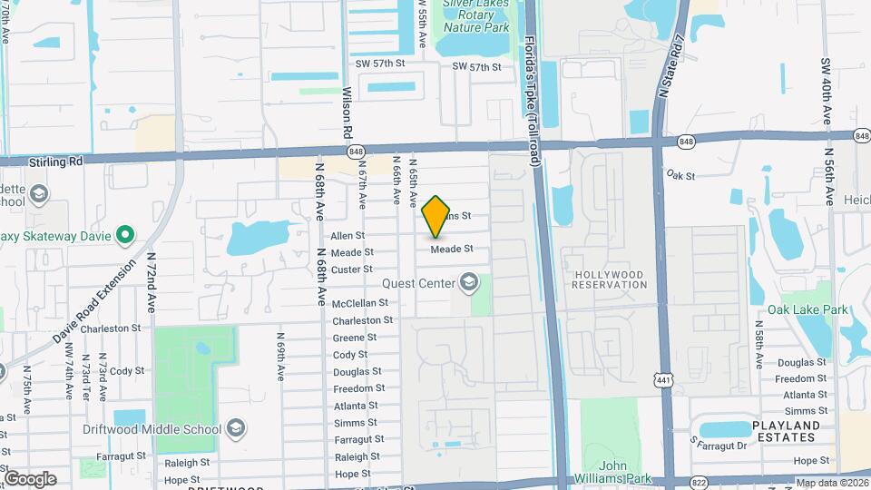 6453 Meade St Map and Location Details