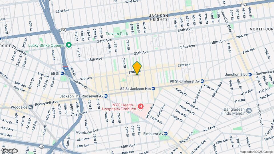 3722 80th St Map and Location Details