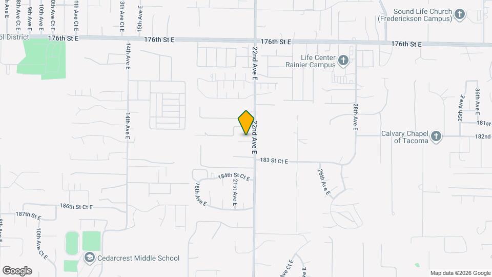 2115 182nd St E Mapa y Detalles de la Ubicación