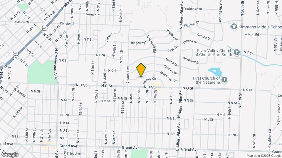 3622 MacArthur Dr Map and Location Details