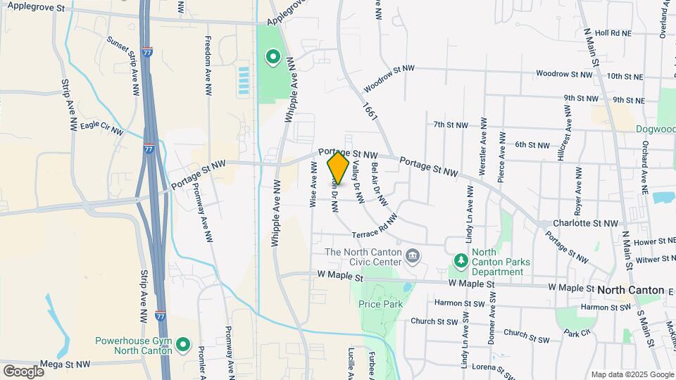342 Sheraton Dr NW Map and Location Details