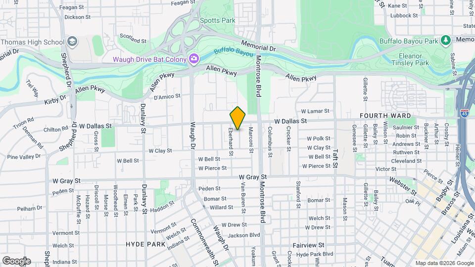1026 Van Buren St Map and Location Details