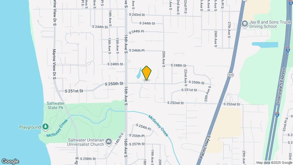 1812 S 250th St Map and Location Details