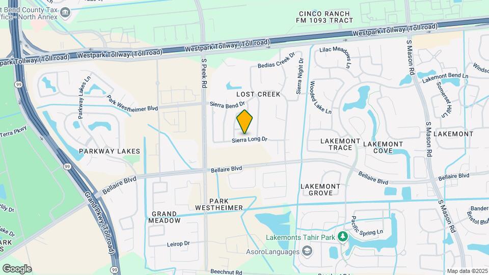 21730 Sierra Long Dr Mapa y Detalles de la Ubicación