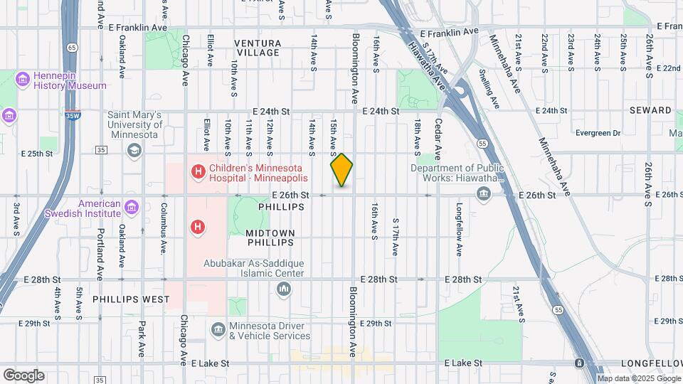 1508 E 26th St, Unit 4 Map and Location Details