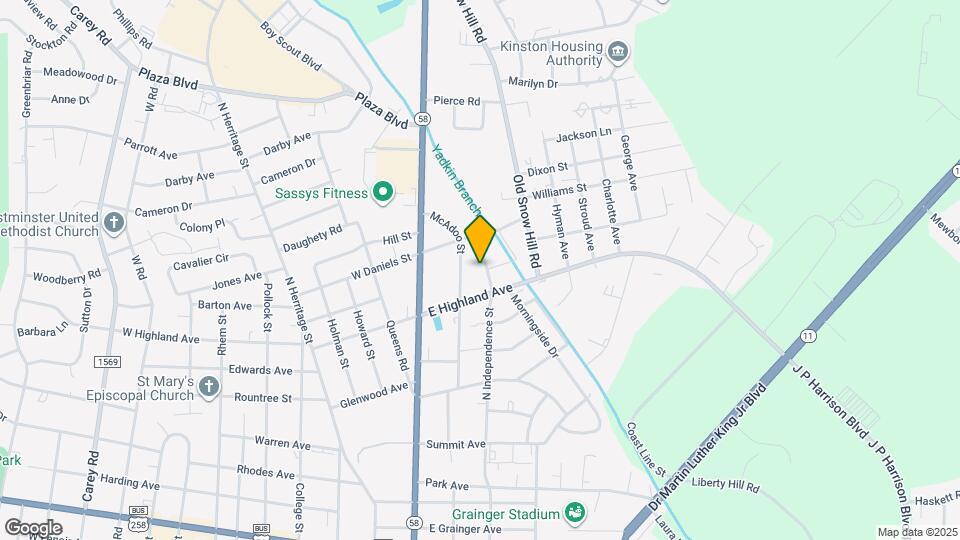 1408 N Independence St Map and Location Details