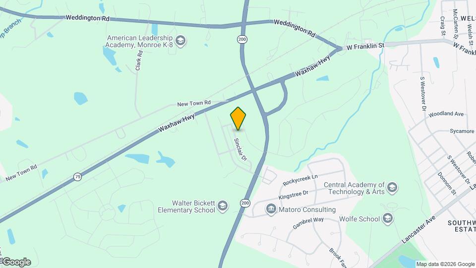 727 Sinclair Dr Mapa y Detalles de la Ubicación