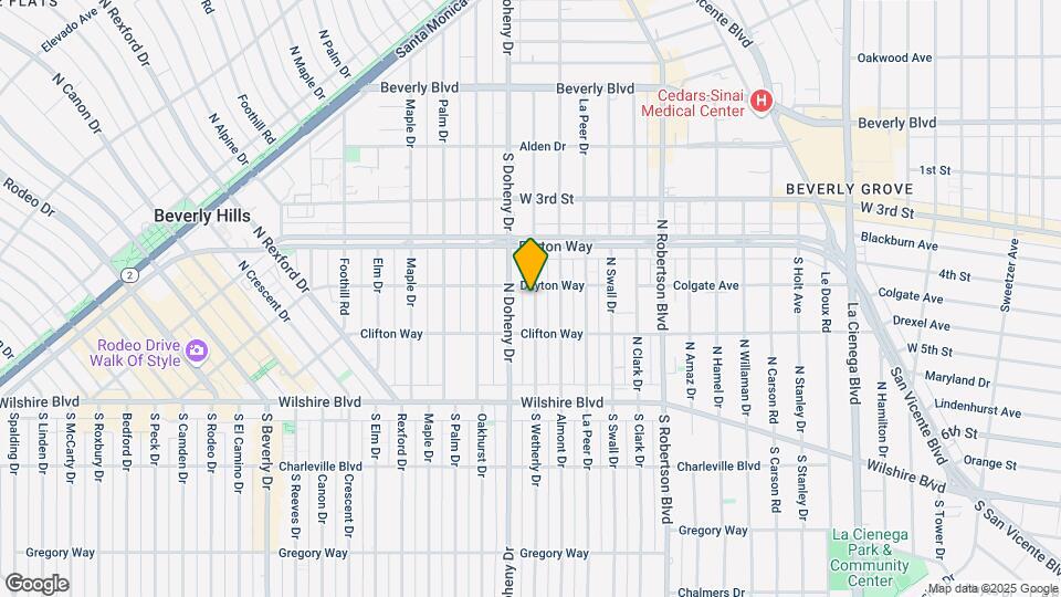 245 N Wetherly Dr Map and Location Details