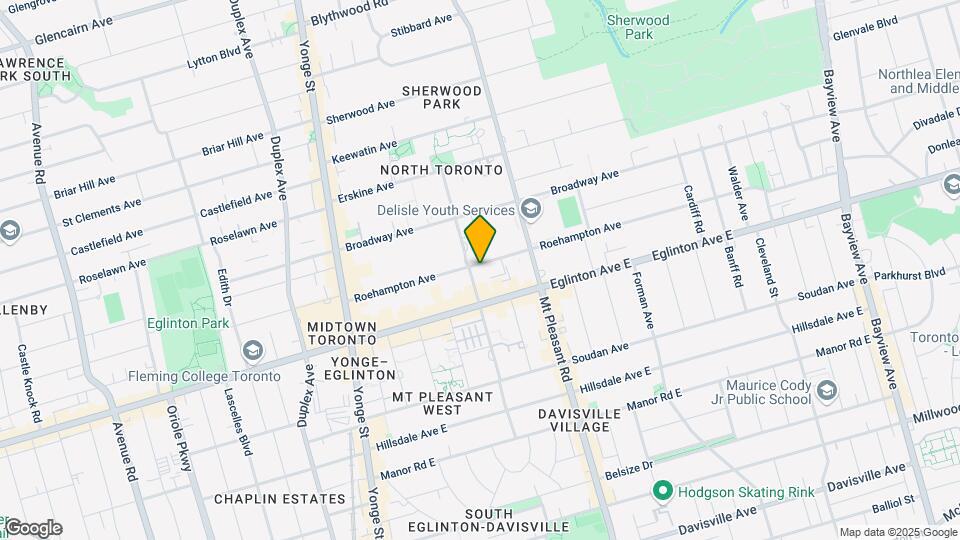 185-3185 Roehampton Ave Map and Location Details