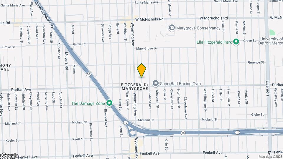 16169 Kentucky St Map and Location Details