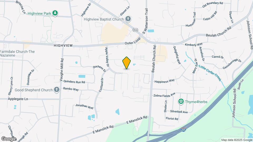 8007 Apple Valley Dr Mapa y Detalles de la Ubicación