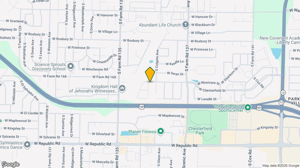 3830 S Keystone Ave Mapa y Detalles de la Ubicación