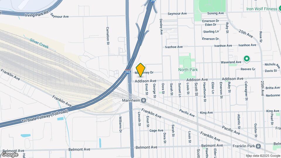10318 Addison Ave Map and Location Details