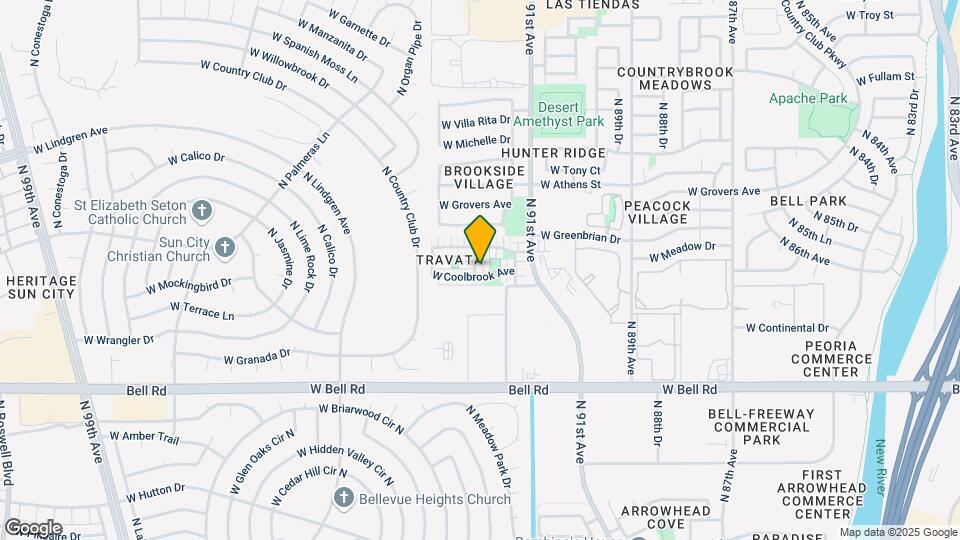 17427 N 92nd Ave Map and Location Details
