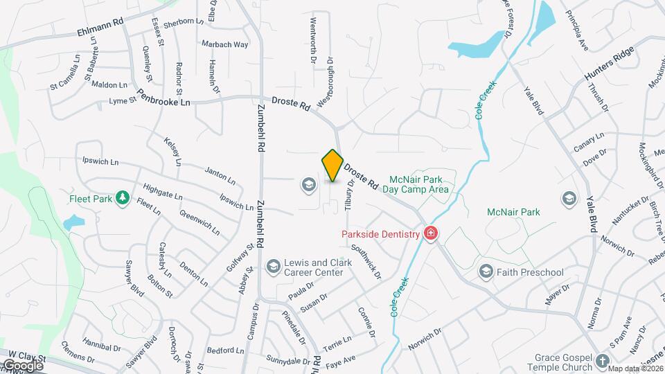 924 Parkcrest Dr Map and Location Details