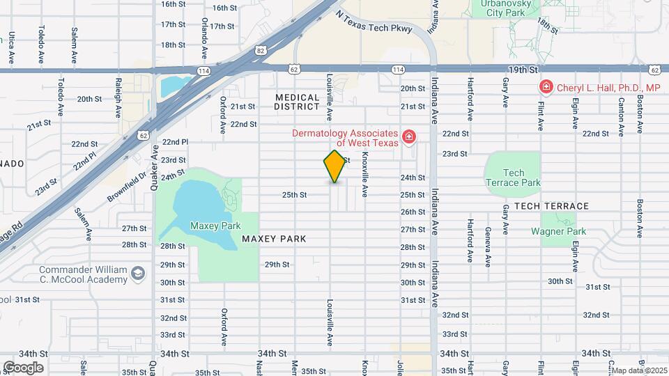 2501 Louisville Ave Map and Location Details
