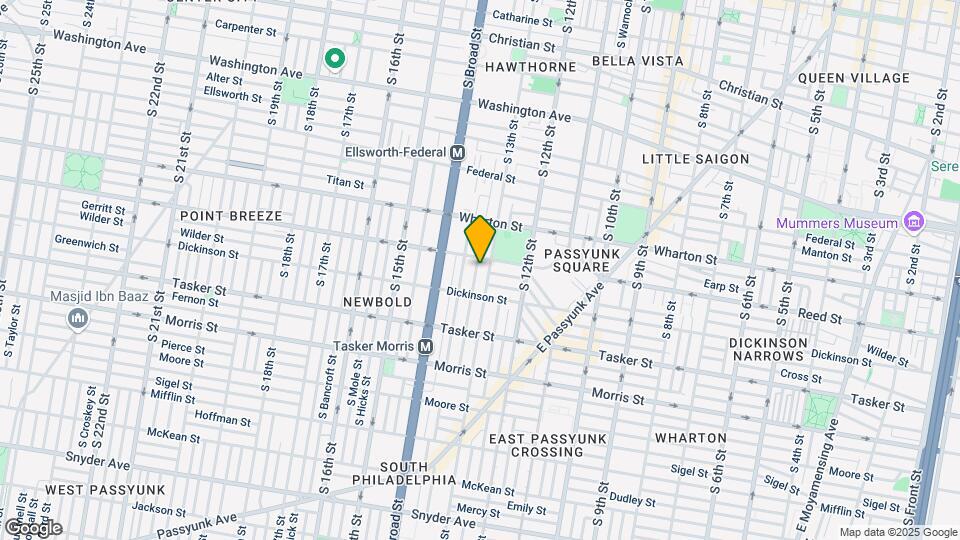 1407 S Clarion St Map and Location Details