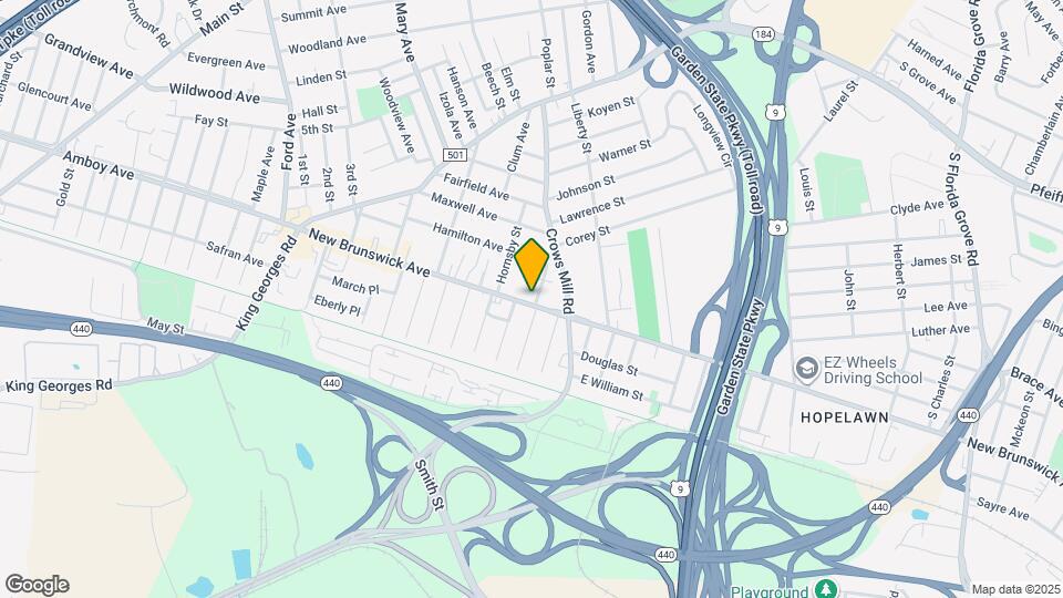 386 New Brunswick Ave Map and Location Details