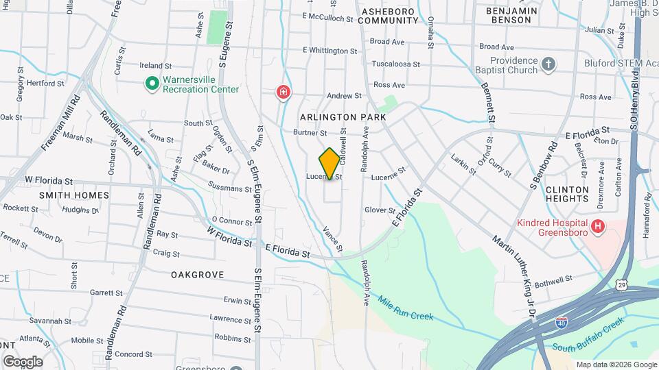 1503 Bellevue St Map and Location Details