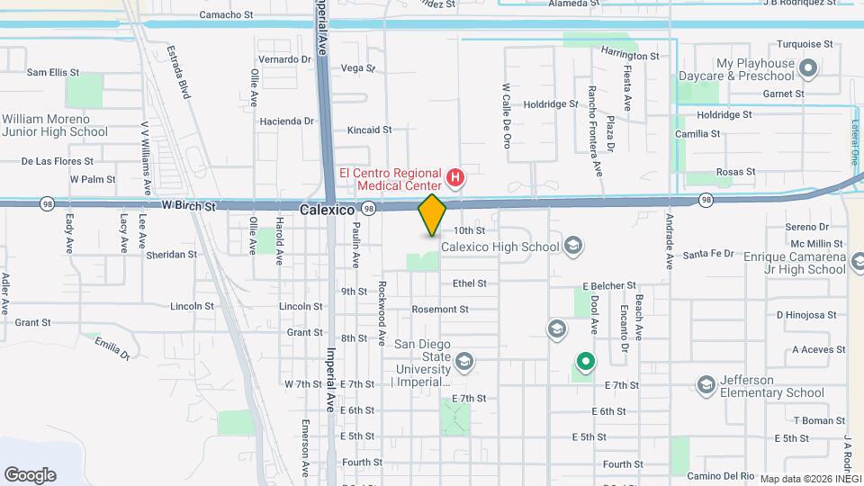 947 Heber Ave Map and Location Details