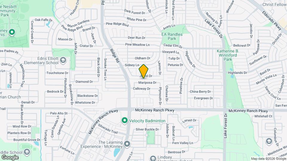 5816 Mariposa Dr Map and Location Details