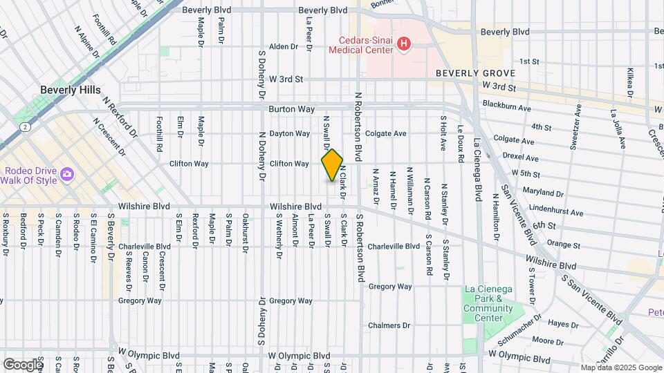 130 N Swall Dr, Unit 102 Map and Location Details