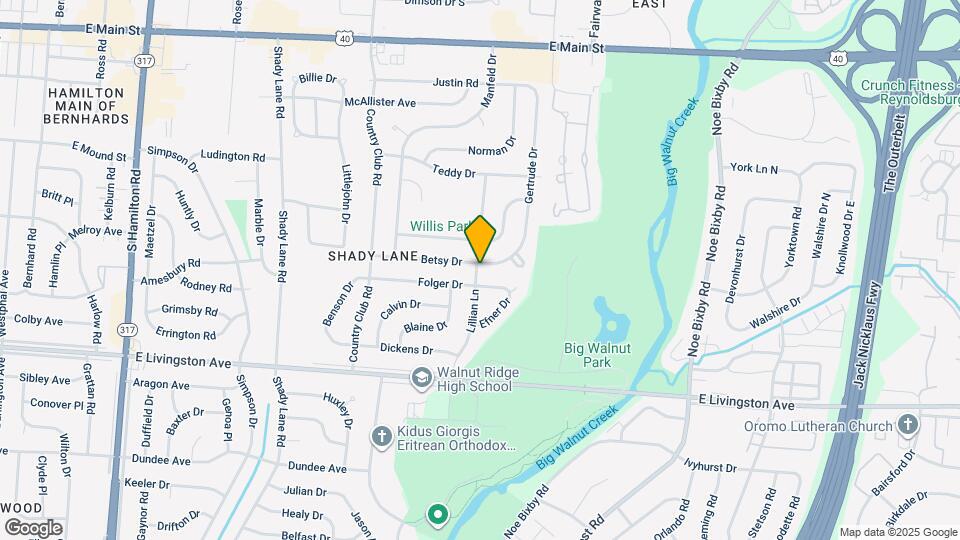 1408 Lillian Ln Map and Location Details