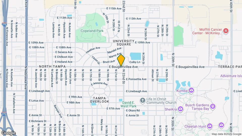 2109 E Bougainvillea Ave, Unit B Map and Location Details