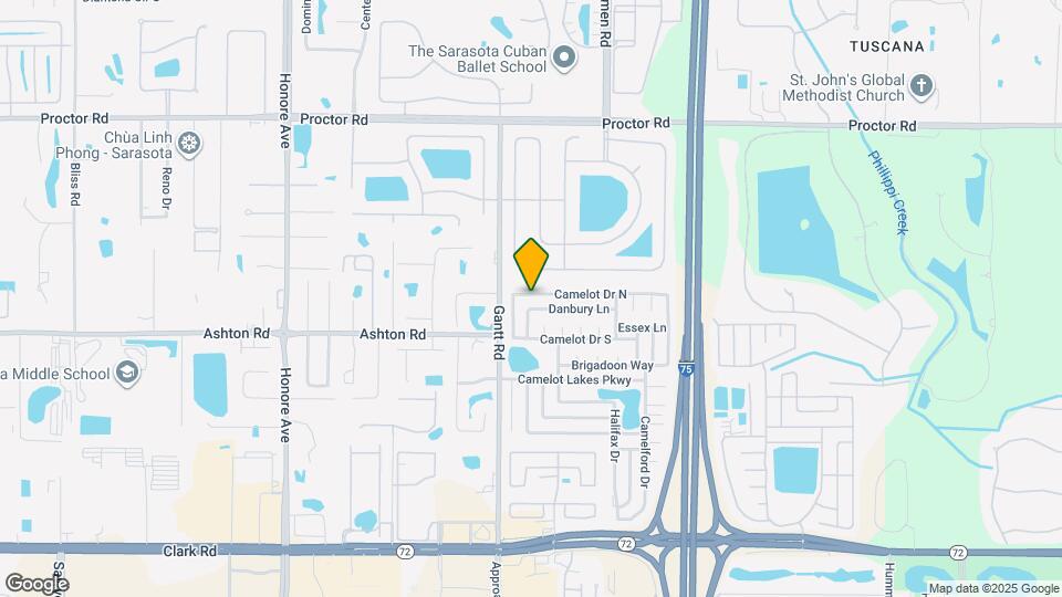 5742 Camelot Dr N Map and Location Details