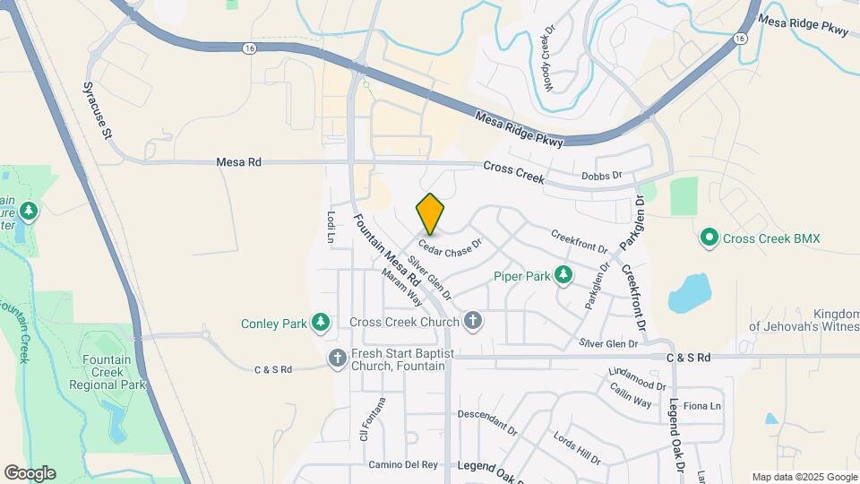 8245 Cedar Chase Dr Map and Location Details