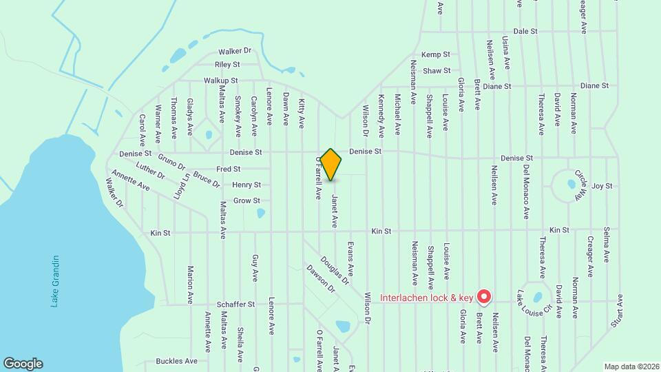 823 Janet Ave Map and Location Details