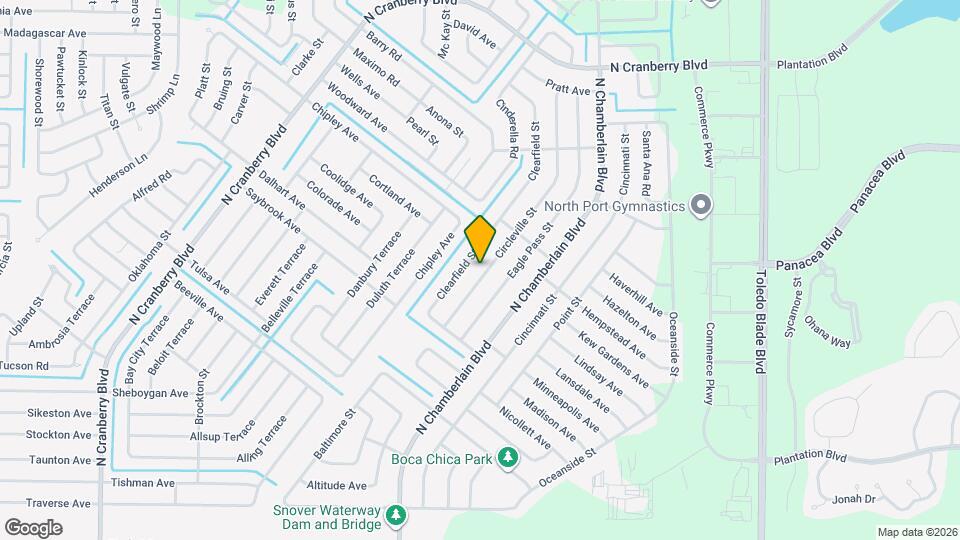 3305 Circleville St Map and Location Details