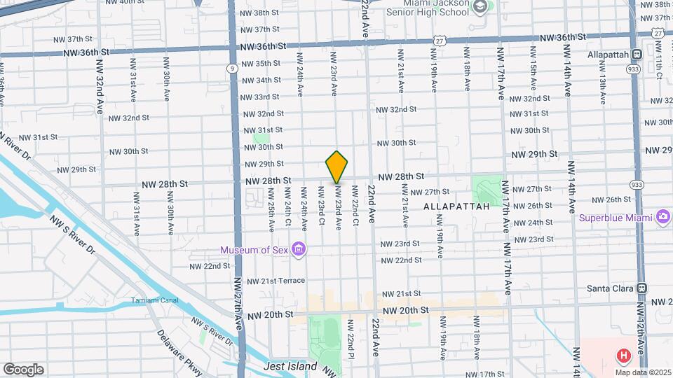 2712 NW 23rd Ave Map and Location Details